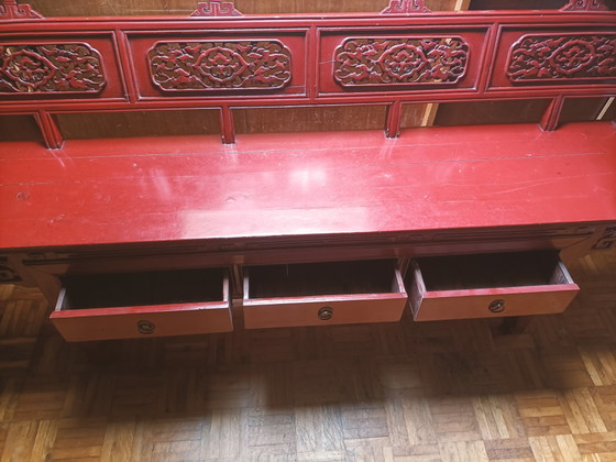 Image 1 of Panca tradizionale cinese / stile Chinoiserie / stile Qing