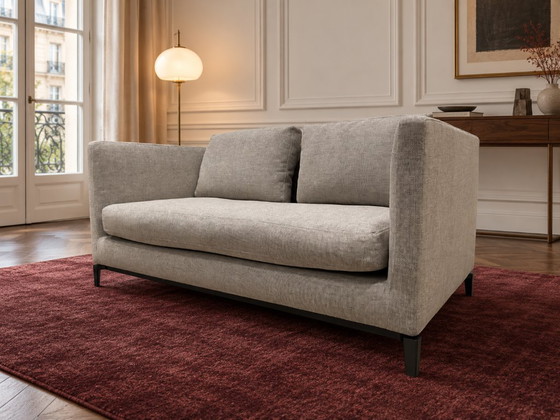 NEW Minotti Andersen 2-Seater + WARRANTY, 2 seaters, Other, Metal, Grey (photo 2 of 5)