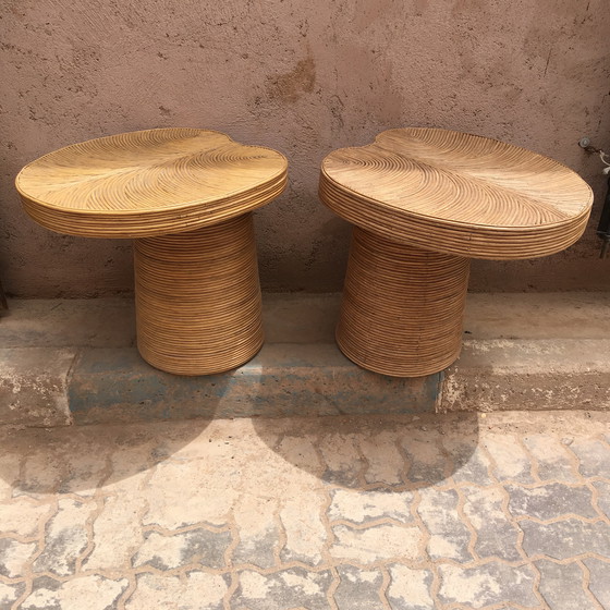 Image 1 of RATTAN NOMAD TABLE