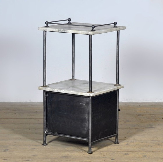 Image 1 of Comodino in ferro, circa 1920