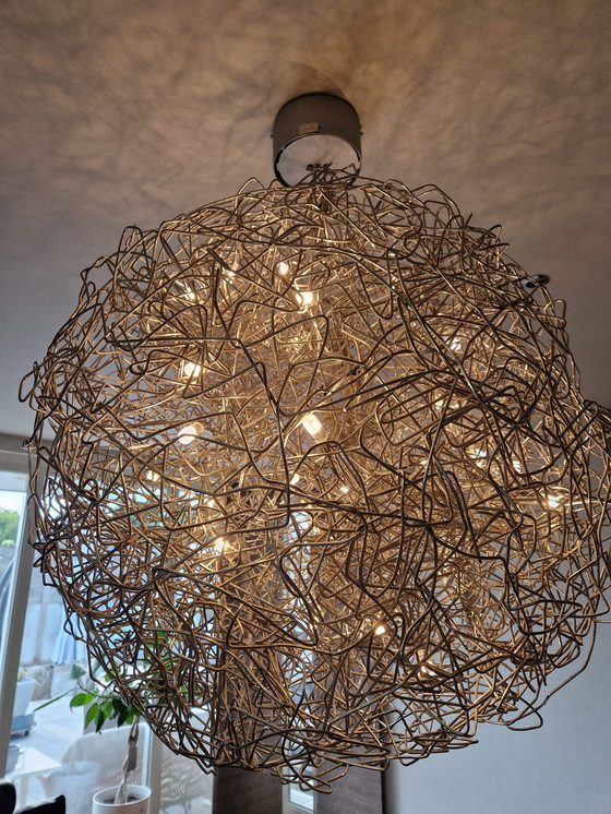 Image 1 of Lampada a sospensione a filo Fil de fer 90 cm halloween sostituita con LED