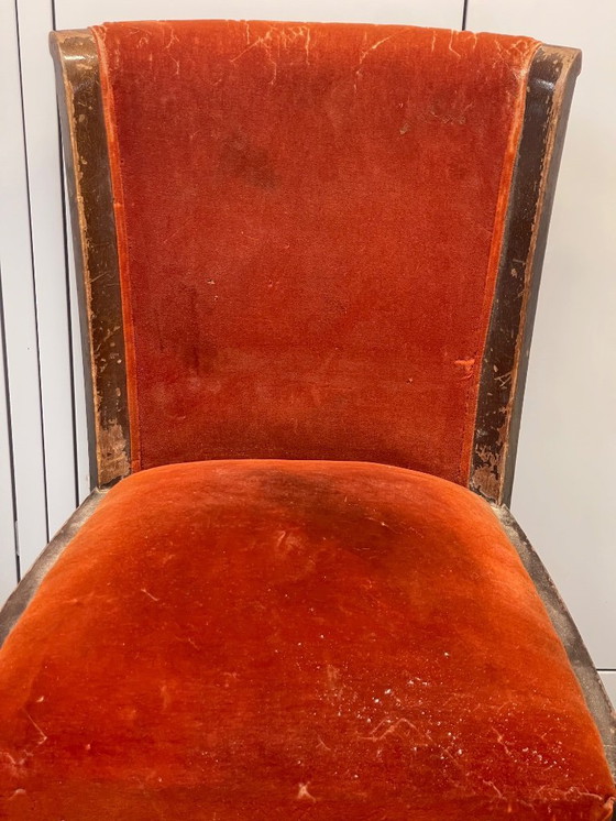 Image 1 of À restaurer : Ensemble de 6 chaises originales DE Coene Frères (RUBENS)