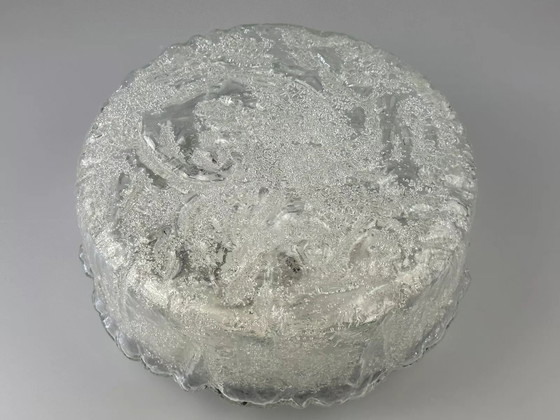 Image 1 of 60er 70er Jahre Deckenlampe Glashütte Limburg Germany Plafoniere Space Age