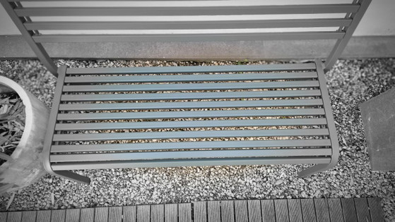 Image 1 of groene tuinbank
