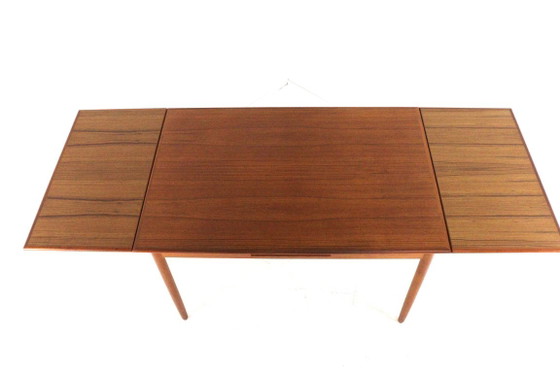 Vintage Danish Rectangular Extendable Teak Dining Table Restored – Wood (photo 10 of 15)
