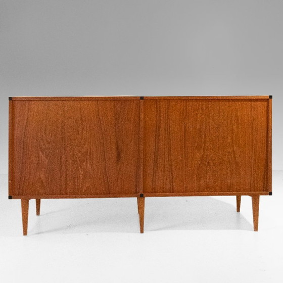 1x 1960s Vintage Teak Sideboard with Drawers in Scandinavian Style – Wood (photo 11 of 27)