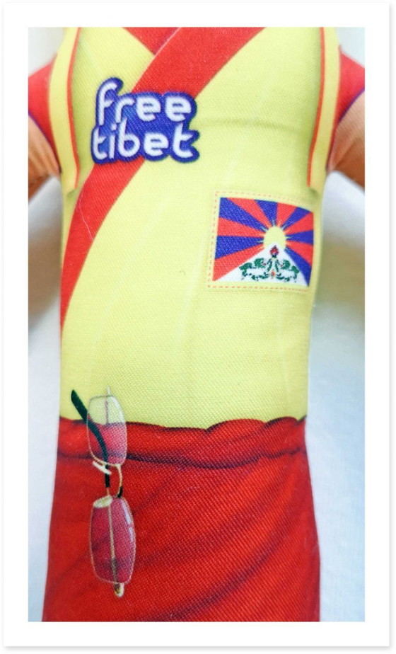 Image 1 of Dalai Lama Gift | Dalai Lama Decor | Dalai Lama Art Doll Collectible | Buddhist Home Decor