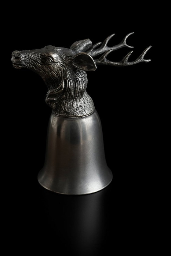 Image 1 of Vintage Mauro Manetti hert stijgbeugelbeker