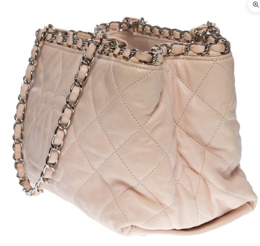 Borsa CHANEL in cuoio rosa - 100421