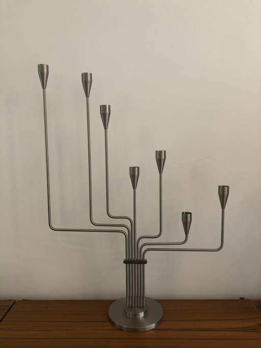 Design kandelaar van Piet Hein " Grote Beer " , 7 kaarsen