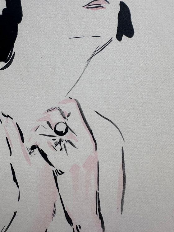 Image 1 of Kees van Dongen La Garconne 1925 pochoir "Priere"