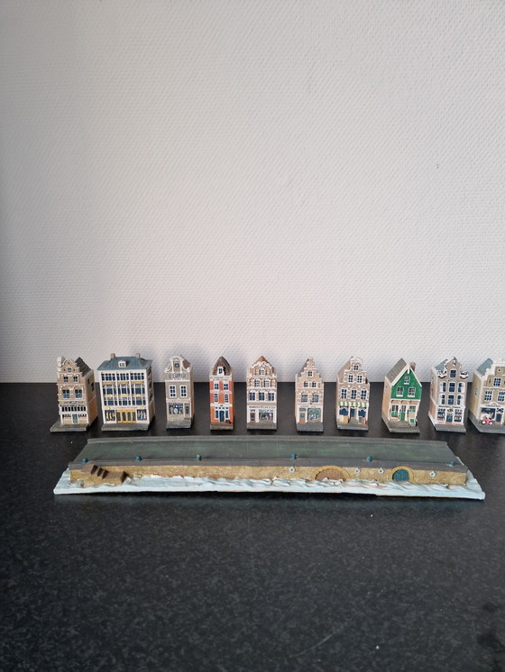 Image 1 of Vintage Canal Houses Ceramic Houses Shops