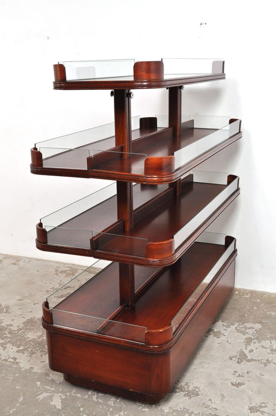 Image 1 of Vintage Etagere Mahogany 1950s