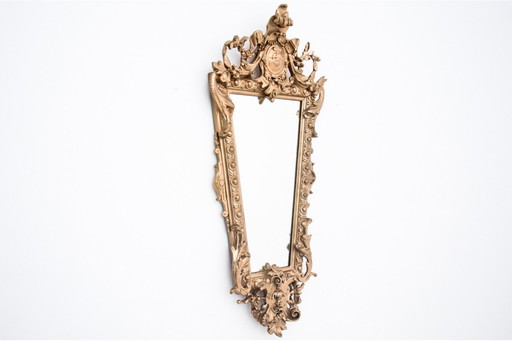 Antique Mirror, circa 1920, Northern Europe.