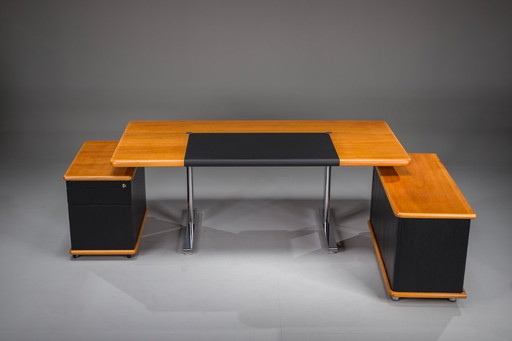 Ensemble de bureau de Walter Knoll / Wilhelm Knoll, Allemagne, années 1970, ensemble de 3 pièces