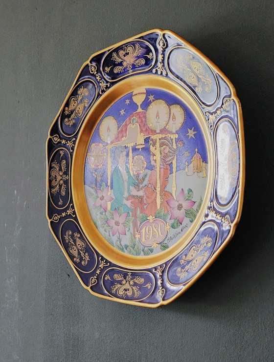 Image 1 of Assiette de collection de Ole Winther, 1980 Hutschenreuther German Porcelain