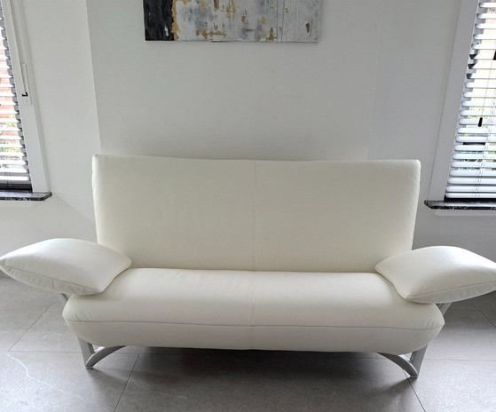 Rolf Benz 2 posti + 3 posti pelle rinnovata – Zona salotto, Metallo (photo 2 of 23)