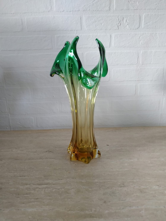 Vase Murano, Vert (photo 2 sur 5)