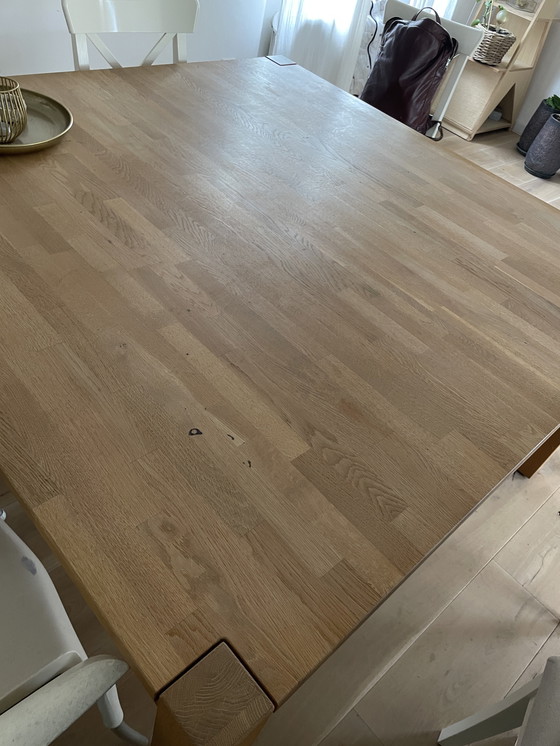 Image 1 of Tavolo da pranzo 8 persone quadrato La Redoute rovere