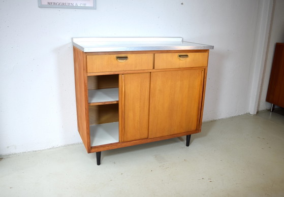 Koffiebar uit het midden van de 20e eeuw, vintage keukenkast, dressoir, ladekast – Monke Möbel, Ladekasten (photo 5 of 11)