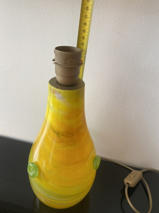 Image 1 of Pair of Murano Vintage 90s/2000s blown glass lamps
