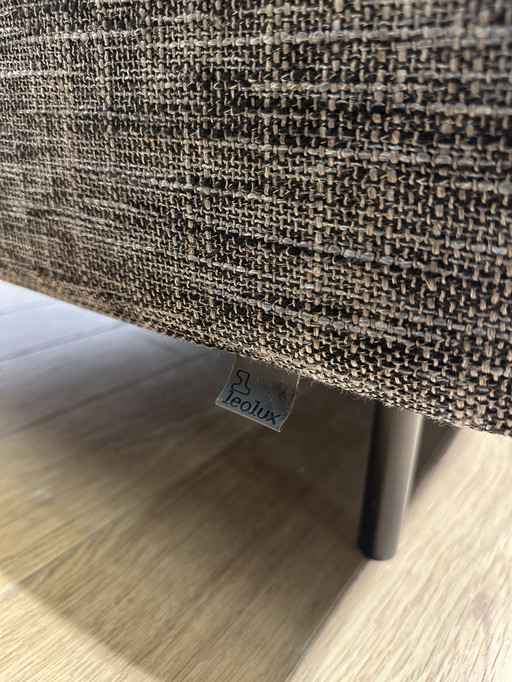 NEW STATE Leolux Bellice Ecksofa mit 4-Jahres-Garantie - Braun/Grau