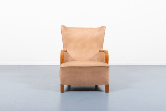 Image 1 of Sillón de salón de estilo moderno de mediados de siglo escandinavo, década de 1950, Suecia