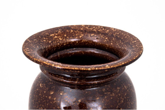 Image 1 of Grote vaas van steengoed, Polen, jaren 1960