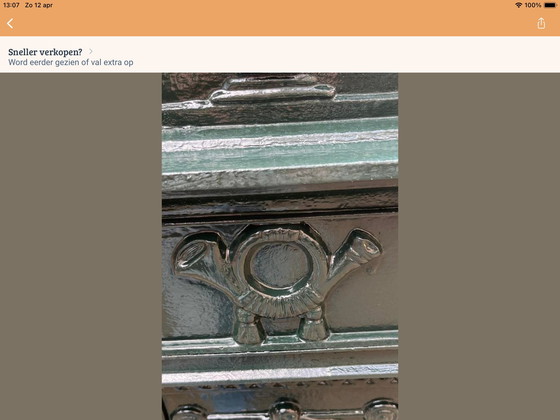 Image 1 of Buzón de aluminio nostálgico, muy bonito, totalmente restaurado.