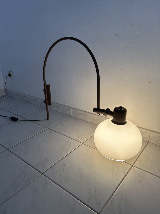 Image 1 of Vintage arc lamp mushroom shade Herda