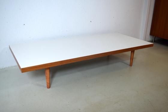 Image 1 of Large 1950s Coffee Table Vintage Coffee Table Mid Century Table 