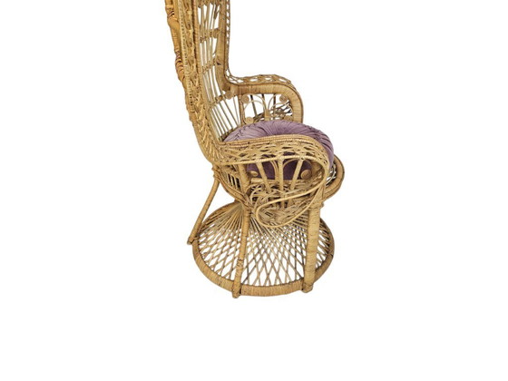 Image 1 of Silla Peacock - Emmanuelle - Ratán