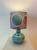 Accent lamp made from rare Jasba vase - West German Pottery