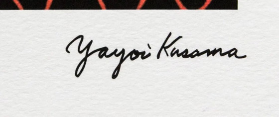 Image 1 of Naar een ontwerp van Yayoi Kusama, Pompoen, Lithografie, jaren 1990