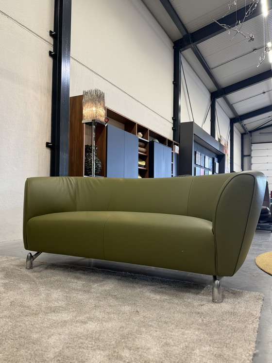 Image 1 of 2 Leolux Pupilla Sofas, 3- und 2-Sitzer, Sensogrün