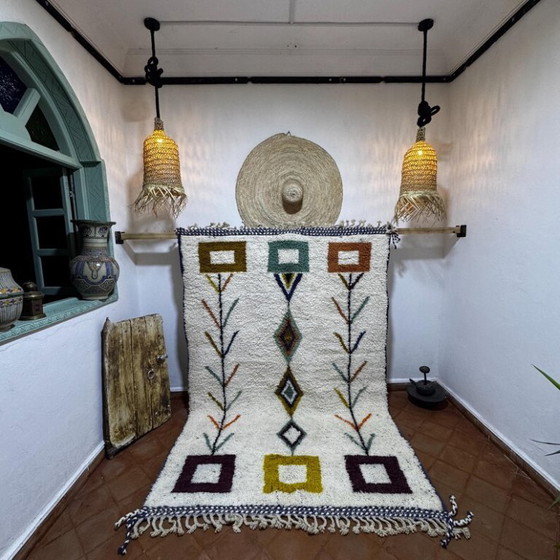 Image 1 of Tappeto berbero in lana naturale, 250 cm x 150 cm