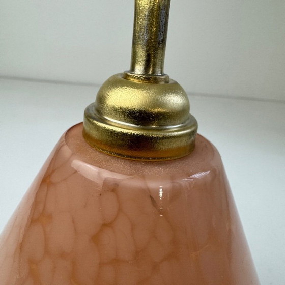 Image 1 of Coppia di applique da parete in vetro Clichy vintage