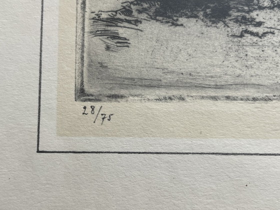 Image 1 of 4 etchings by Dirk Baksteen – signed and numbered