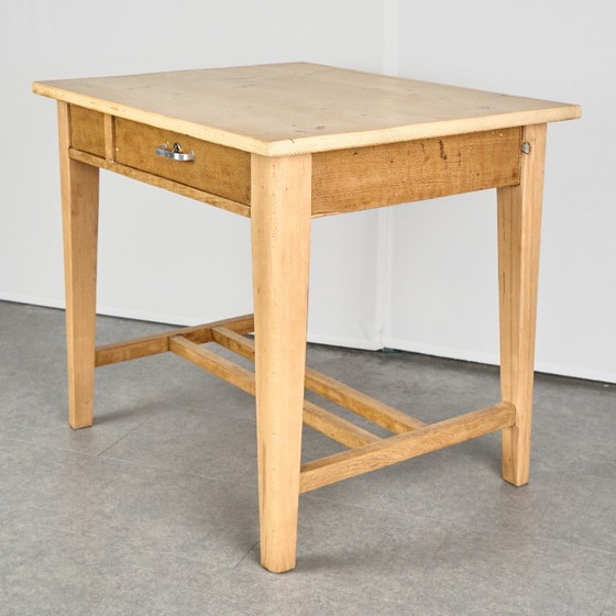 Vintage Wooden Table, Czechoslovakia – Dining tables (photo 5 of 15)