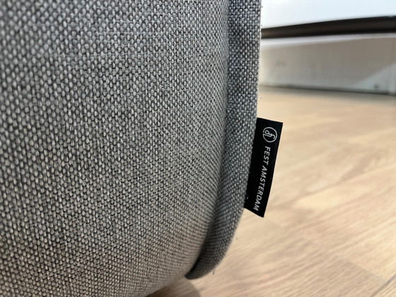 Image 1 of ZGAN Fest Amsterdam 3-Zits Bank + Hocker - KVADRAT Grijs