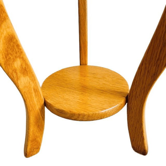 Image 1 of Vintage plant table solid pine 1960s