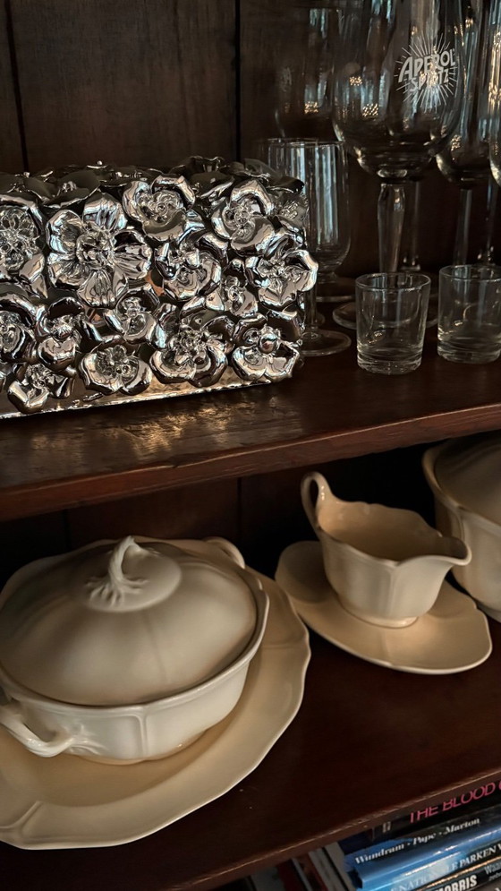 Image 1 of Teak china cabinet