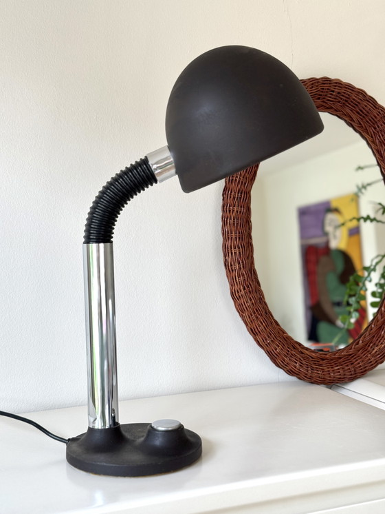 Image 1 of Egon Hillebrand XL Schreibtischlampe Bauhaus / Mitte des Jahrhunderts 1970er Jahre