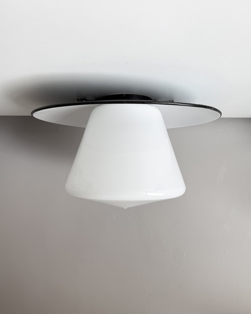 Zweedse vintage industriële lamp 