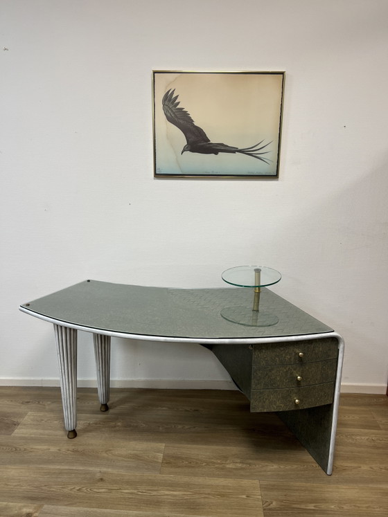 Image 1 of Bureau boomerang Art Déco