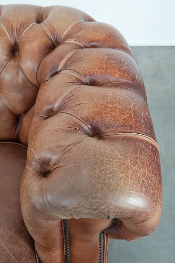 Image 1 of English-style Chesterfield armchair