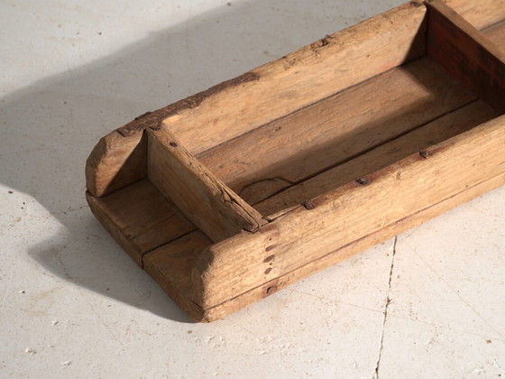 Antico stampo cinese per mattoni in legno di pino – Cina, circa 1900 – Oggetti decorativi, Rustic (photo 15 of 40)