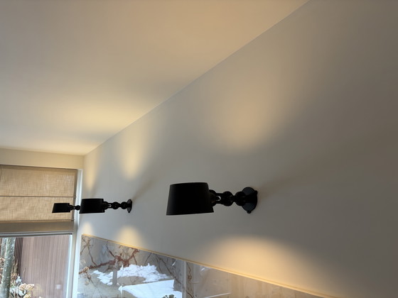 Image 1 of 2x Tonone bolt wall sidefit mini smokey black