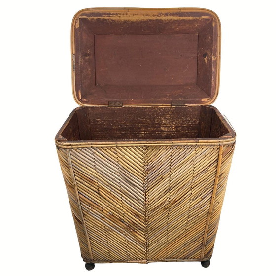 Image 1 of Vintage Wicker Chest In Bambus, 1930S