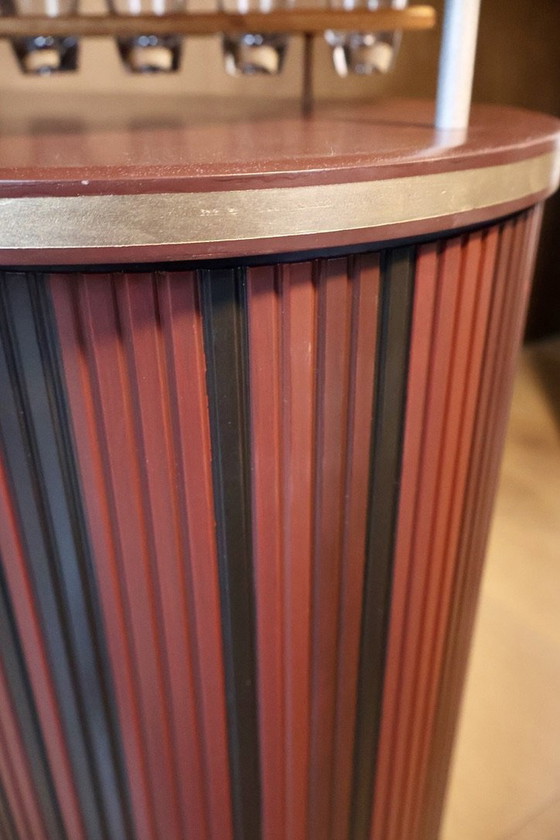 Image 1 of Mesilla de noche Auping Mueble bar torneado - El Art Decó se funde con la modernidad de mediados de siglo